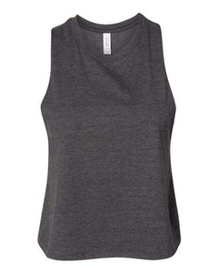 Carnival Lush Crop Dark Heather Grey