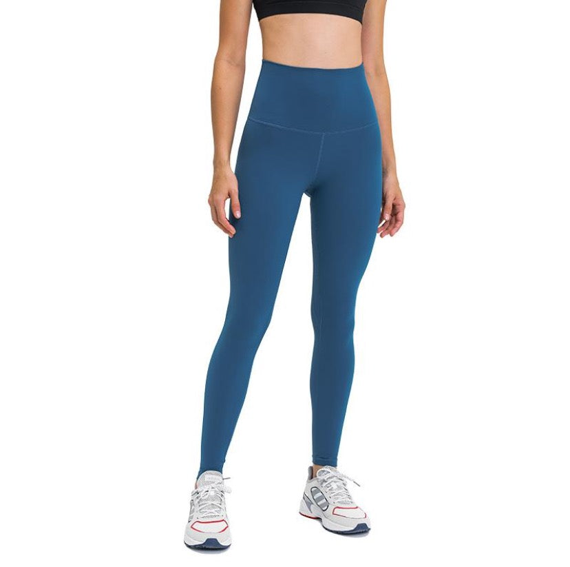 Lush Classic High Rise Leggings Blue