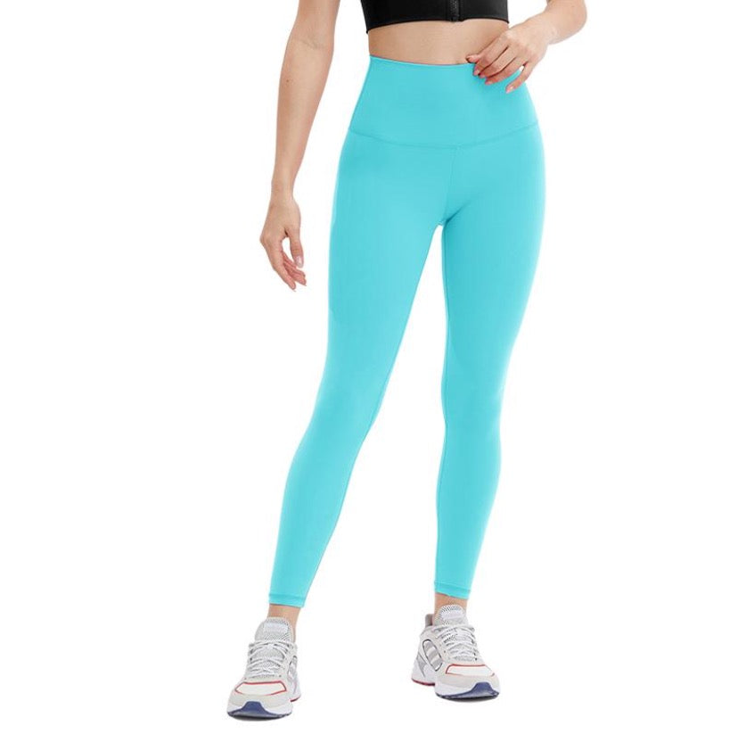 Lush Classic High Rise Leggings Sky Blue