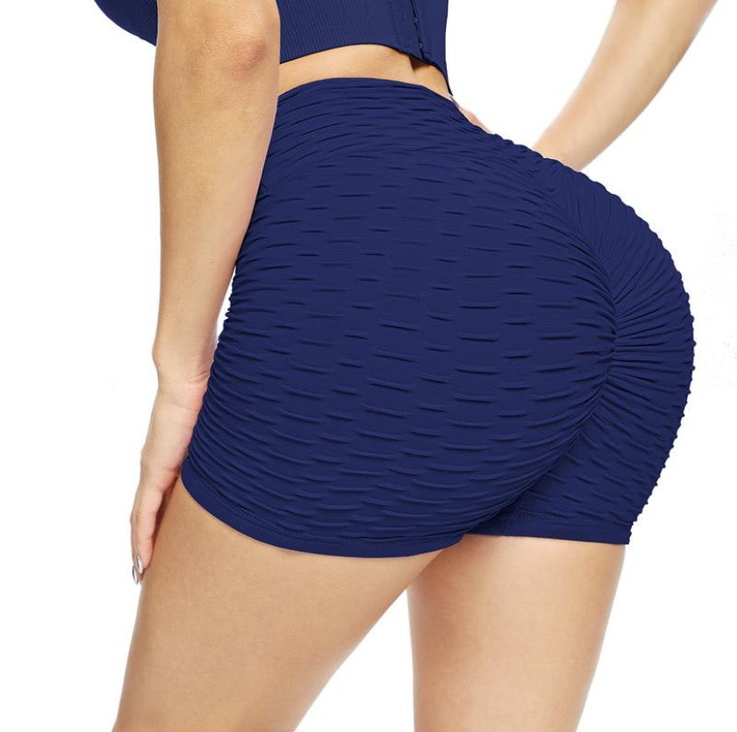 Scrunch Booty  Shorts Navy