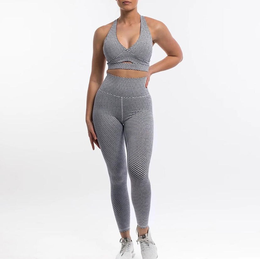 Valentina Sports Bra Grey/White