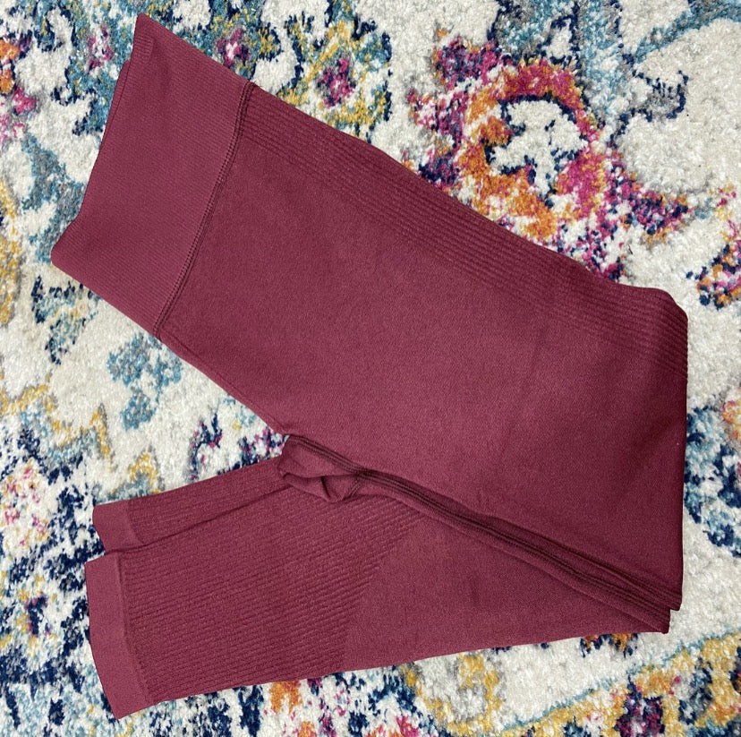 Melissa Leggings Maroon